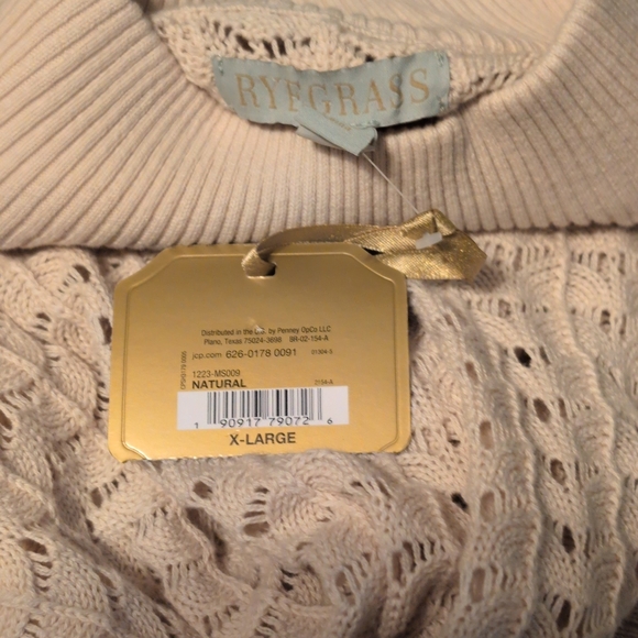 Nwt Chic Ryegrass Knit Sweater Xlong Sleeves Career Club Top Dress Casual XL - Picture 10 of 10